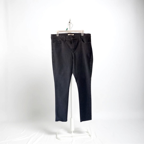 Levi’s 311 Shaping Skinny Jeans Women’s | Size 32 | Black | High Rise moto - Picture 2 of 13